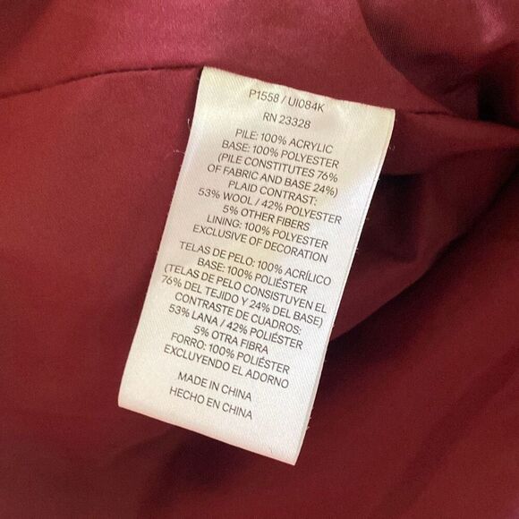 Pendleton wool blend Zip up Teddy Sherpa jacket size small - Picture 10 of 10